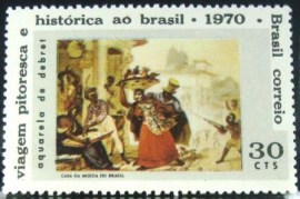 Selo postal Comemorativo do Brasil de 1970 - C 675 M