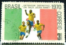 Selo postal Comemorativo do Brasil de 1970 - C 683 U