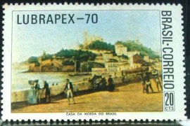 Selo postal Comemorativo do Brasil de 1970 - C 688 N