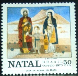 Selo postal Comemorativo do Brasil de 1970 - C 691 M