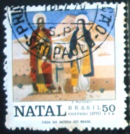 Selo postal Comemorativo do Brasil de 1970 - C 691 N1D