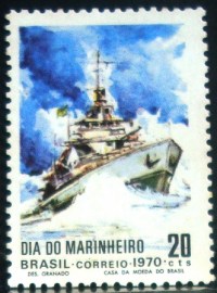 Selo postal Comemorativo do Brasil de 1970 - C 692 M