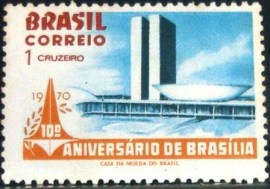 Selo postal Comemorativo do Brasil de 1970 - C 671 M