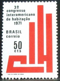 Selo postal Comemorativo do Brasil de 1971 - C 693 N