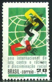 Selo postal Comemorativo do Brasil de 1971 - C 694 U