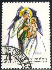 Selo postal Comemorativo do Brasil de 1971 - C 697 M1D