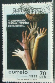 Selo postal Comemorativo do Brasil de 1971 - C 698 U