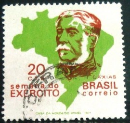 Selo postal Comemorativo do Brasil de 1971 - C 703 U