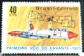 Selo postal Comemorativo do Brasil de 1971 - C 705 M
