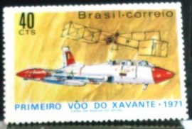 Selo postal Comemorativo do Brasil de 1971 - C 705 N