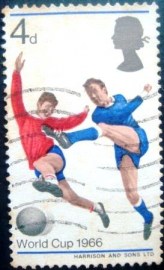 Selo postal do Reino Unido de 1966 Players with Ball