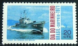 Selo postal do Brasil de 1971 Marinheiro - C 717 N
