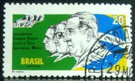 Selo postal do Brasil de 1972 Presidentes - C 726 M1D