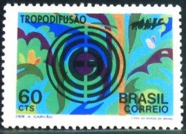 Selo postal do Brasil de 1972 Tropodifusão - C 735 N