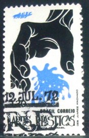 Selo postal do Brasil de 1972 Artes Plásticas - C 742 MCC