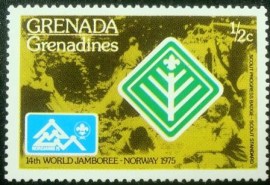 Selo postal de Grenada Granadines de 1975 Scout Progress Badge