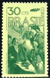 Selo postal do Brasil de 1972 Fundação da Pátria - C 753 N