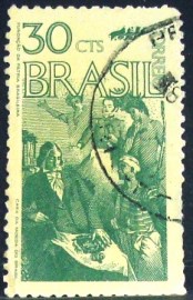 Selo postal do Brasil de 1972 Fundação da Pátria - C 753 U