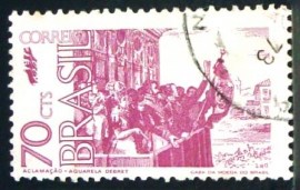 Selo postal COMEMORATIVO do BRASIL de 1972 - C 754 U