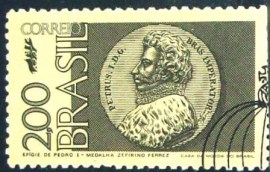 Selo postal do Brasil de 1972 Peça da Coroação - C 756 MCC