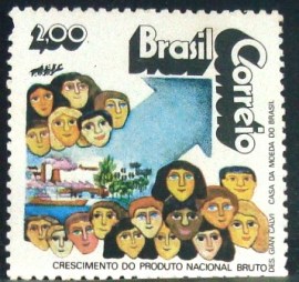 Selo postal COMEMORATIVO do BRASIL de 1972 - C 762 N