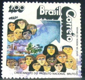 Selo postal COMEMORATIVO do BRASIL de 1972 - C 762 U