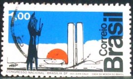 Selo postal COMEMORATIVO do BRASIL de 1972 - C 763 U