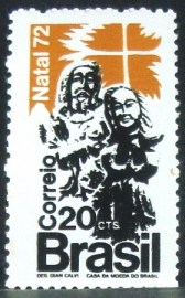 Selo postal COMEMORATIVO do BRASIL de 1972 - C 764 M