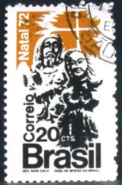 Selo postal COMEMORATIVO do BRASIL de 1972 - C 764 M1D