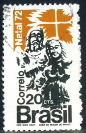 Selo postal COMEMORATIVO do BRASIL de 1972 - C 764 U
