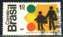 Selo postal do Brasil de 1972 CONTRAM - C 766 MCC
