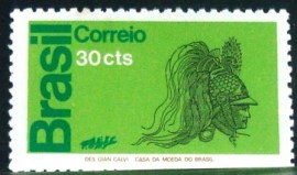 Selo postal do Brasil de 1972 Exército