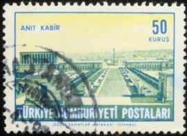 Selo postal da Turquia de 1963 Atatürk’s Mausoleum
