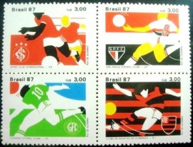 Série de selos postais do Brasil de 1987 Clubes de Futebol I