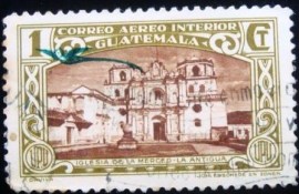 Selo postal da Guatemala de 1939 La Merced Church