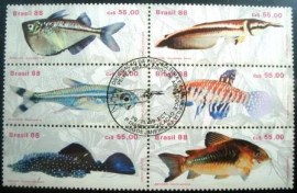 Série de selos postais de 1988 Peixes de Água Doce MCC