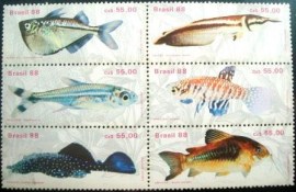 Série de selos postais de 1988 Peixes de Água Doce N