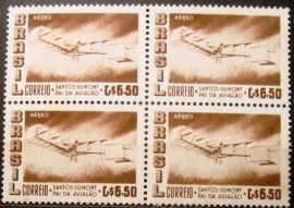 Quadra de selos postais aéreos do Brasil de 1956 - A 83 N