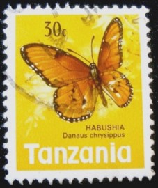 Selo postal da Tanzânia de 1973 African Monarch