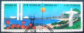 Se-tenant do Brasil de 1993 UCCLA