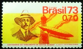 Selo postal do Brasil de 1973