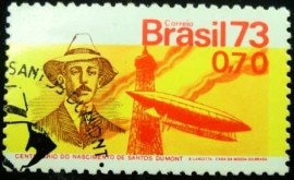 Selo postal do Brasil de 1973 