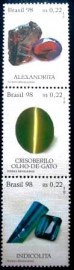 Série de selos postais do Brasil de 1998 Pedras Preciosas