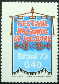 Selo postal COMEMORATIVO do BRASIL de 1973 - C 798 M