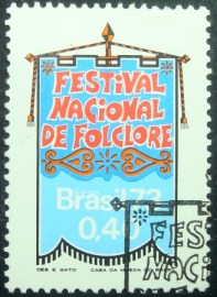 Selo postal COMEMORATIVO do BRASIL de 1973 - C 798 MCC