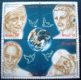 SSérie de selos postais do Brasil de 1998 Paz e Fraternidade
