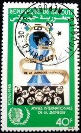 Selo postal de Djibouti 1985 Youth Symbol 40