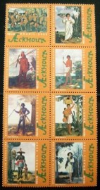 Série de selos postais do Brasil de 2002 Albert Eckhout