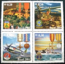 Série de selos postais do Brasil de 2004 Brasil na 2ª Guerra