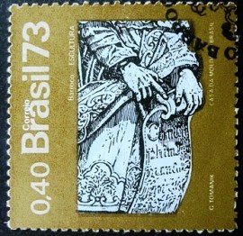 Selo postal COMEMORATIVO do BRASIL de 1973 - C 812 MCC